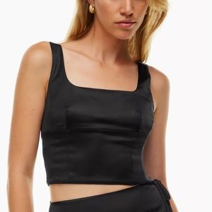 Wilfred (Aritzia) Shine Satin Bustier
